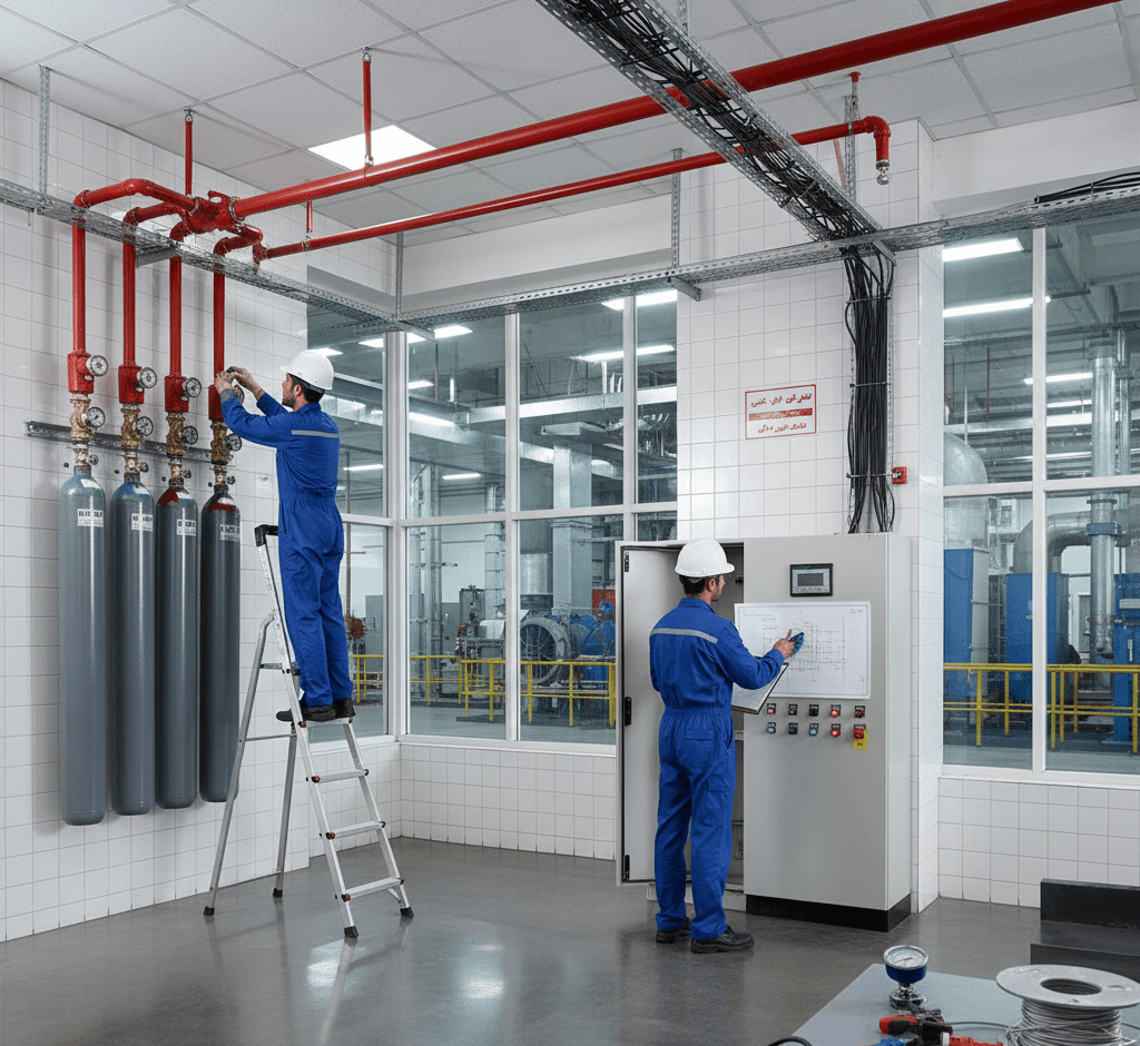 نصب و راه اندازی سیستم FM200